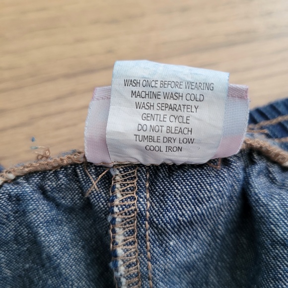 Vintage 80s American Sweetheart Jeans High Rise Straight Leg Pull On Grandma 18P - Picture 9 of 15